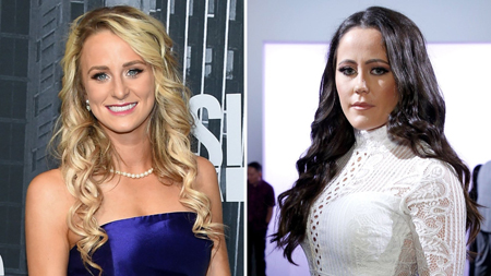 Side by side image of Leah Messer and Jenelle Evans.